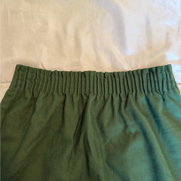 J. Crew Green Mini Skirt Size 8 - Picture 5 of 5